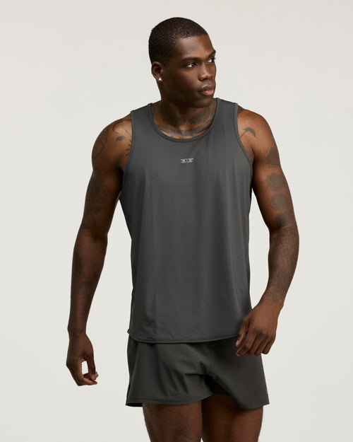 Men's ProSport Singlet - Charcoal