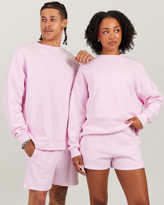 Arc Unisex Crewneck - Soft Pink