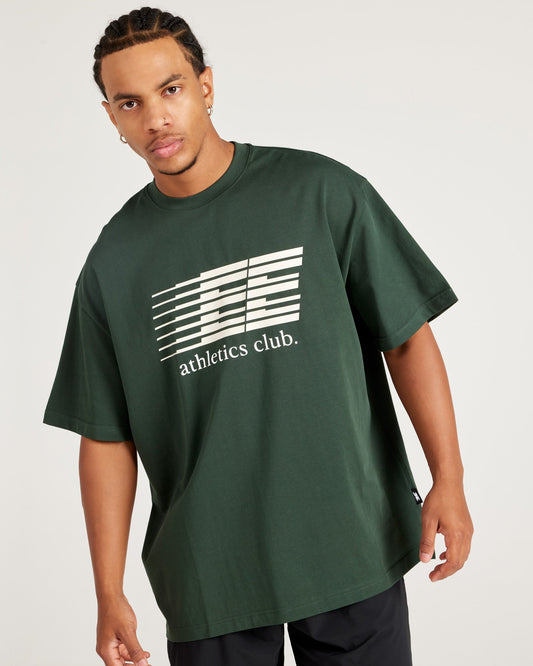 Athletics Club Tee - Dark Green