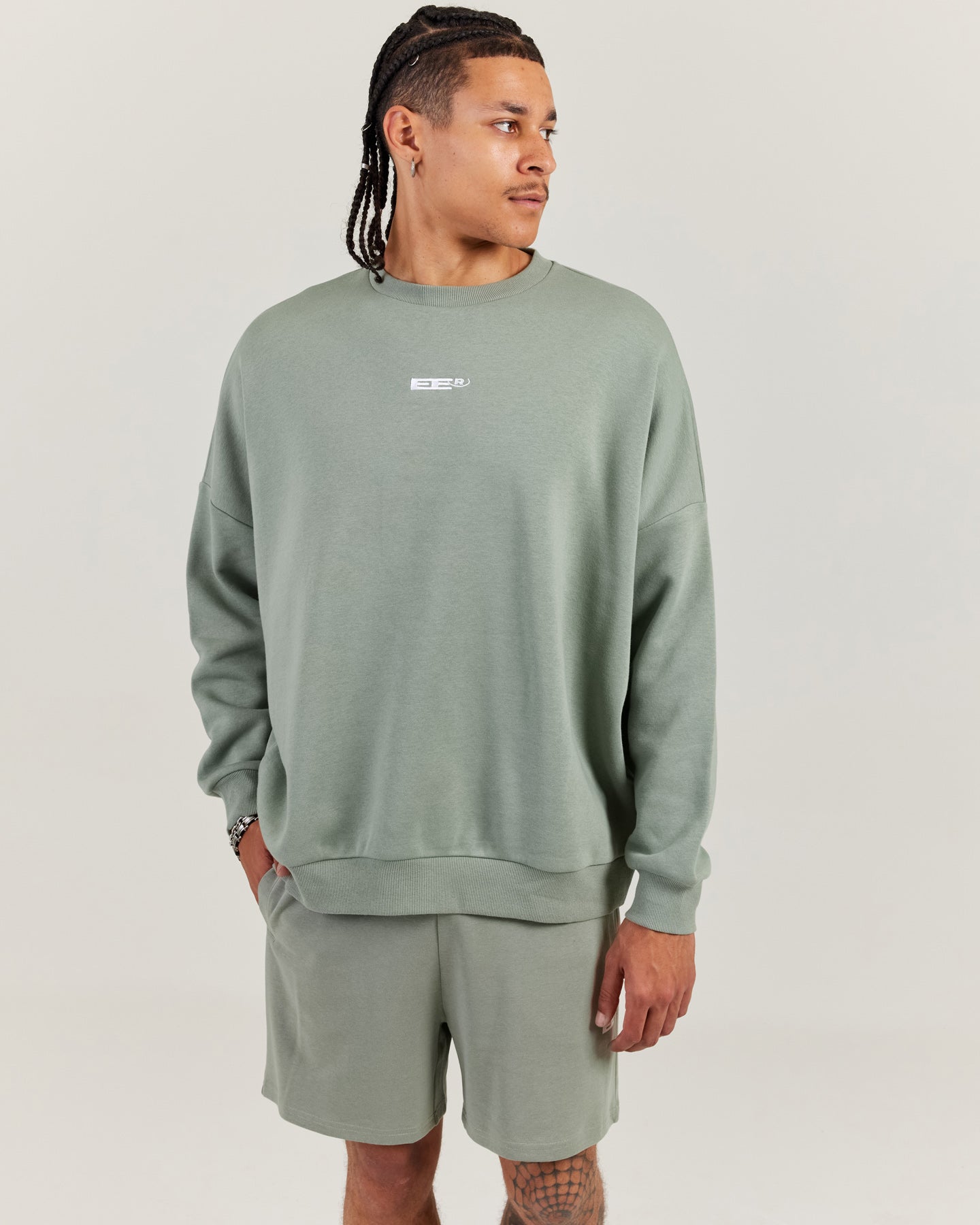 Arc Unisex Crewneck - Dusty Sage