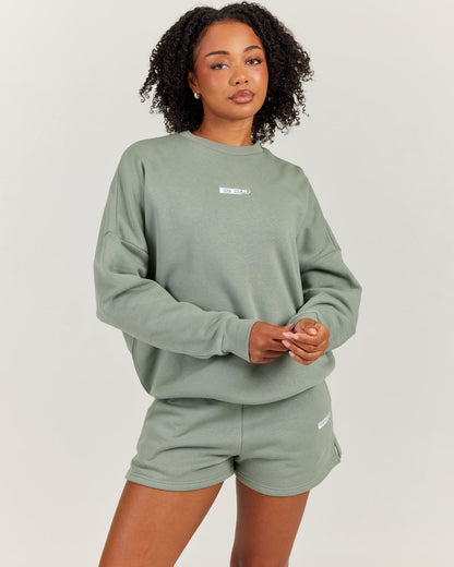 Arc Unisex Crewneck - Dusty Sage