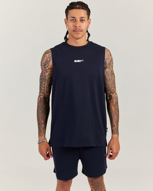 Arc Men's Tank - Navy