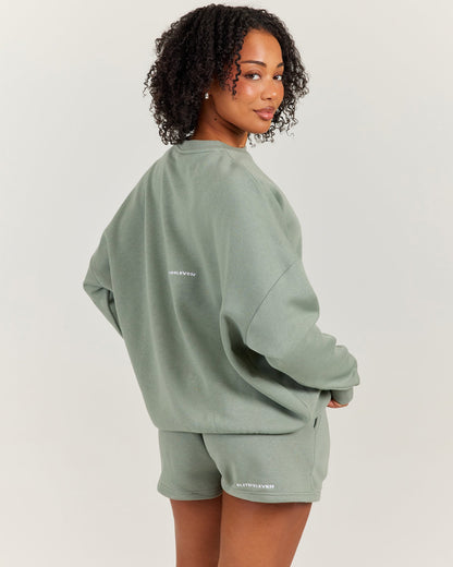 Arc Unisex Crewneck - Dusty Sage