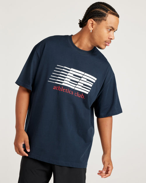 Athletics Club Tee - Navy