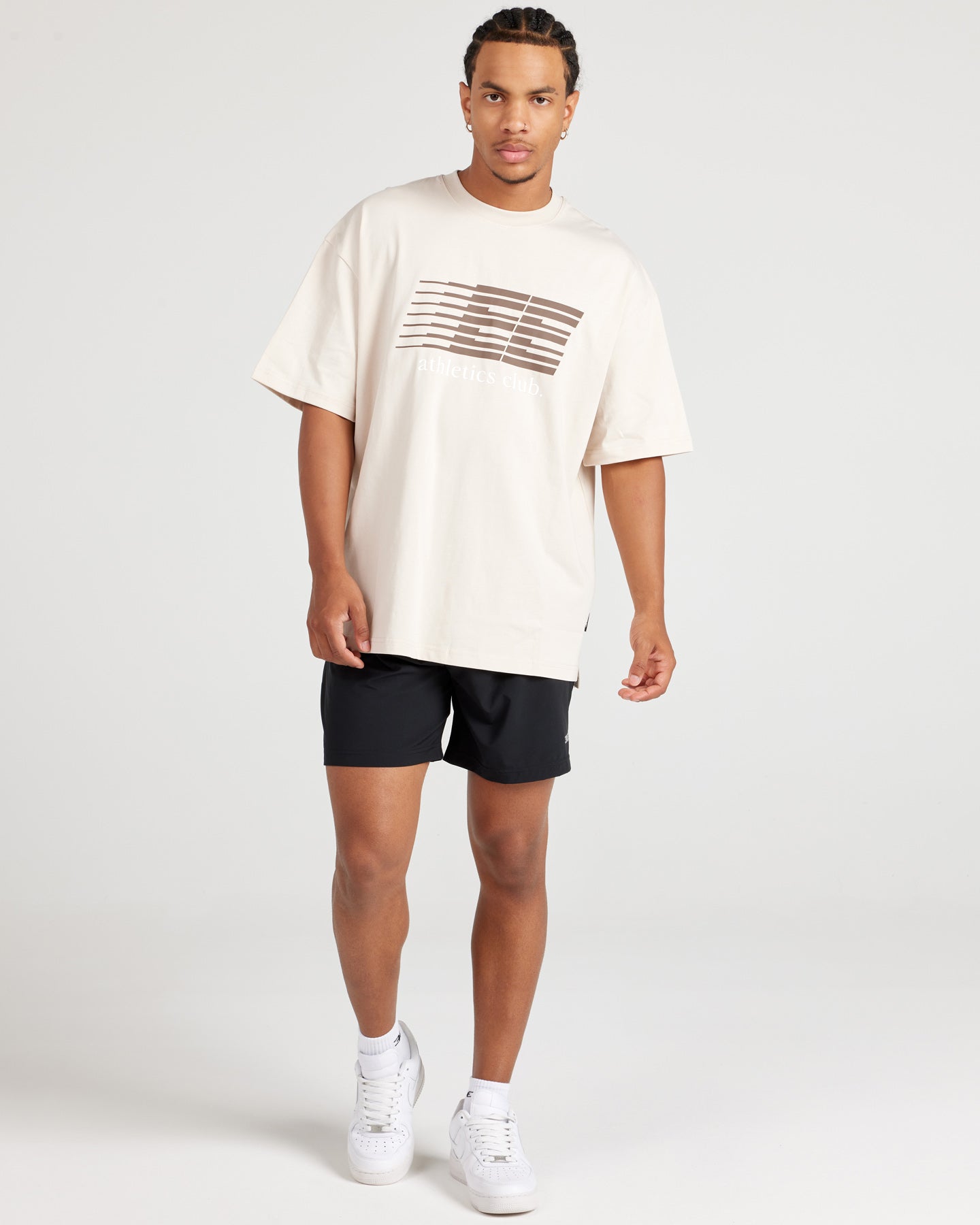 Athletics Club Tee - Taupe